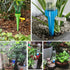 Self Plant Watering Spikes 12 Pack Auto Drippers Irrigation Devices Vacation Automatic Plants Water System with Adjustable Control Valve Switch De...