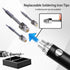Cordless Soldering Iron Kit, USB Rechargeble Soldering Gun, 3 Temperature Adjustable Rapid Heat 620-840°F, Portable Soldering Iron Pen for Electro...