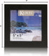 Klikel 5x5 Black Picture Frame - Made of Real Wood With Glass Photo Protector - Wall Hanging And Table Standing Display...