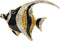 Gyn&Joy Golden Tone Topaz Crystal Rhinestones Enamel Sea Animal Tropical Ocean Fish Pin Brooch...