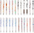 24 Pcs Cute Cow Pens Retractable Gel Pens Kawaii Bear Pens for Aesthetic Office and School Supplies...