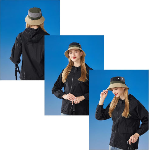 Sun Hat for Men Women Bucket Packable UV Protection Fishing Hat Hiking Beach Quick Dry Boonie...