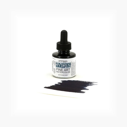 Dr. Ph. Martin's Hydrus Fine Art Watercolor (22H) Watercolor Bottle, 1.0 oz, Payne's Gray, 1 Bottle...