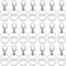 100PCS Premium Swivel Snap Hooks and D Rings, Swivel Snap Hooks for Keychain and Sewing Project(3/4" Inside Width) Silver...