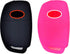 Silicone Rubber Key Fob Cover Compatible with 2013-2019 Hyundai Santa Fe Sonata Tucson Santa Fe Sport(Suitable for Buttons with Eject/flip/fold Bu...