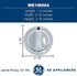 GE WE1M964 Genuine OEM Timer Knob (Grey) for GE Dryers