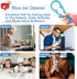 Bloss Anti-skid Jar Opener Jar Lid Remover Rubber Can Opener Kitchen Grippers To Remove Stubborn Lids, Caps and Bottles Great Kitchen Gadgets For ...
