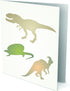 Dinosaur Silhouette Stencil, 6.5 x 6.5 inch (M) - Kids Animal Jurassic Extinct Stencils for Painting Template...