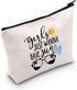 TSOTMO Summer Vacation survival kit Makeup Bag Gift Just Wanna Have Sun Cosmetic Bag Sunshine Beach Trip Gift Nature Lover Gift Women Weekend Away...