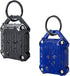 DOVICK- Waterproof Airtag Keychain Holder Case,Screw Full Cover Compatible with Apple Air Tag Tracker Key Ring 2Pack (Black&Blue)......