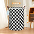 LANGYASHAN Laundry Basket Canvas Fabric Collapsible Organizer Basket for Storage Bin Toy Bins Gift Baskets Bedroom Clothes Children Nursery Hamper...