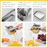 Thickened 304 stainless steel manual juicer, lemon juicer, orange juice juicer, fruit juicer, simple to use, it is the ideal companion for your ki...