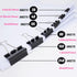 Medium Binder Clips and Paper Clips (24 Pcs) 1.25 Inch,Black Metal Medium Paper Clamps for Office, Home, School...