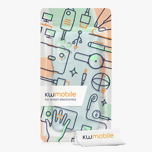 kwmobile Case Compatible with Samsung Galaxy A23 4G / 5G Case - Slim TPU Silicone Phone Cover - Soft Touch Finish - Cool Mint...
