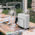Mail Holder Bamboo Iron Mail Organizer Countertop Napkin Holder for Table Standing Napkin Dispenser for Kitchen Dining Table Farmhouse Cocktail Pi...