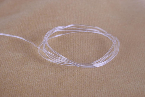 KONMAY 65 Yards 0.8mm Round Stretchy Cystal String for Bracelet with Organizing Case, White Crystal Elastic Thread Cord for Jewelry Bracelets Maki...