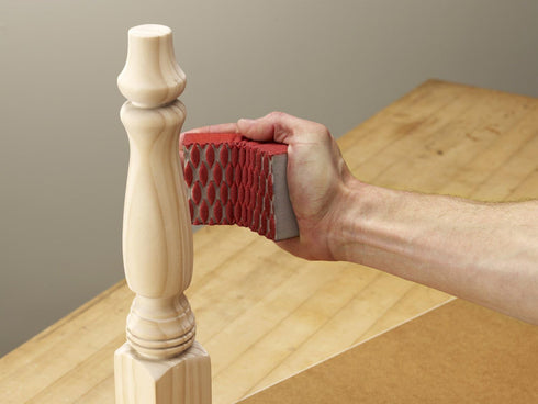 3M 2501PGP-80M-UF Pro Grade Precision 80-Grit Ultra Flexible Block Sanding Sponge, 4.5" x 2.5" x 1"...