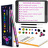 Sumerian Magnetic Fidget Pen & Spinner Set - Gel Pen, Toy Stylus for Kids Adults Tubes, Metal Balls, Refills, Touchscreen Tips, Caps, Clip Stress ...