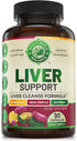 Advanced Liver Cleanse Detox & Repair Formula for Adult with Milk Thistle, Organic Liver Detox & Support Supplement for Men and Women, 90 Pills Li...
