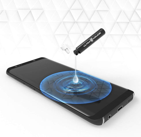 Liquid Glass Screen Protector for All Smartphones Tablets and Watches Wipe On Scratch and Crack Resistant Nano Protection for Up To 4 Devices - Bo...