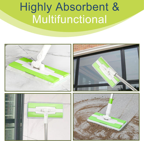 30 Count Heavy Duty Dry Sweeping Cloths,Disposable Dry Mop Refills,Multi Surface Dust Mop Pad Floor Cloth Refills Electrostatic Cloths for Sweepin...