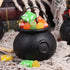 Toyvian 9 Pack Black Cauldron,Halloween Candy Holder Bucket Kettle Mini Cauldrons Trick Or Treat Bucket Party Favors Novelty Candy Holder Pot with...