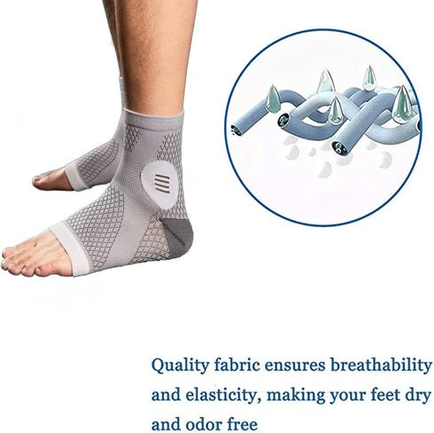 2 Pairs Neuropathy Socks for Women & Men, Functional Socks for Neuropathy, Soothe Relief Socks for Neuropathy Pain...