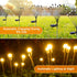 2 Pack Solar Powered Firefly Lights, 20 LEDs Waterproof Garden Firefly Lights, Swaying Lights, 2 Modes, Outdoor Solar Firefly Lights for Party Gar...