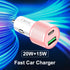 Cluvox 35W USB C Car Charger Adapter, Fast Charging Compatible for iPhone 15 Plus/Pro/Max/14/13/12/11, Samsung Galaxy Phone Charger for Automobile...