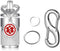 Divoti Precision CNC Machined Stainless Steel Emergency Pill Holder Keychain - Micro...