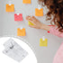 30Pcs Self-Adhesive Clips, Plastic Clear Wall Tapestry Clips, Small Double-Sided Adhesive Hanging Spring Clips for Teachers, Student Poster Photo ...