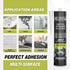 Adhesive Guru AG340 Clear Silicone Sealant (10.14 fl oz), 100% Silicone Caulk, Weatherproof & Flexible Adhesive Sealant for Bath and Kitchen, 1 Pa...