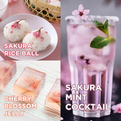NESTLADY Edible Salt Pickled Sakura, Pickled Sakura Cherry Blossoms, ????70g / 2.47oz...