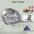 Slow Feeder Dog Bowls Stainless Steel Non-Slip Dog Food Bowl for Small Medium Breeds 2 Cups Dog Slow Feeder Bowl for Fast Eaters Slows Down Eating...