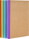 Gwybkq A5 Kraft Composition Notebooks College Ruled Bulk 8Pcs(5.5x8.3),Kraft Cover, Notebooks for High School, College, Office, Home, 60 Pages/30 ...