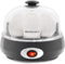 Elite Gourmet EGC007CHC# Rapid Egg Cooker, 7 Easy-To-Peel, Hard, Medium, Soft Boiled Eggs, Poacher, Omelet Maker, Auto Shut-Off, Alarm, 16-Recipe ...