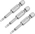 uxcell 5/64" Magnetic Hex Head Screwdriver Bit, 1/4" Hex Shank 2" Length S2 Steel Power Tool, 3 Pcs...
