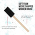 US Art Supply 1 inch Foam Sponge Wood Handle Paint Brush Set (Value Pack of 50) - Lightweight, Durable and Great for Acrylics, Stains, Varnishes, ...