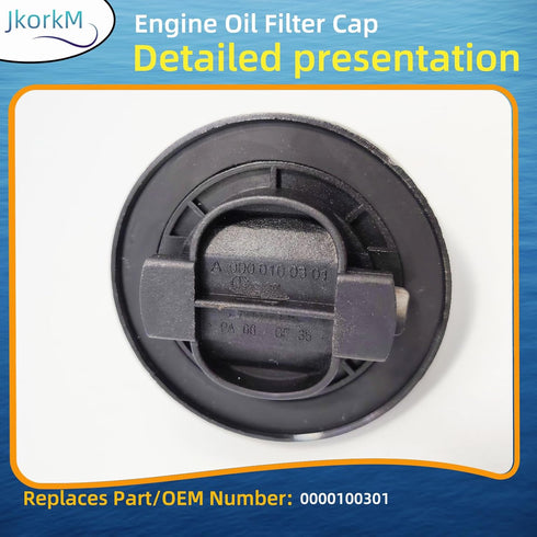0000100301 Engine Oil Fill Cap Compatible with Mercedes-Benz Model, Fit For Mercedes-Benz E C GLE B A CLA GLK S M CLK GL CLS model OE#000 010 0301...
