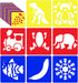 LanMa Drawing Stencils for Kids, 48 Pieces Plastic Drawing Painting Stencil Templates for Kids Crafts School Art Projects...