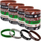 36 PCS Football Motivational Rubber Bracelets - Super Bowl Sports/Football Birthday Party Favors Supplies Decorations Gifts Prize Silicone Wristba...