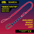 BearTOOLS Tool Lanyard with Buckle Strap – Clip Bungee Cord – Heavy Duty Screw Locking Carabiner – Fall Protection and Safety – Adjustable Loop En...