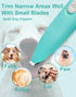 Dog Grooming Clippers, Dog Paw Trimmer with Detachable Ceramic Blade for Trimming Small Areas of Pet's Hair, Low Noise Paw Grooming Shaver for Cat...