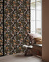 HAOKHOME 93279 Peel and Stick Wallpaper Boho Mushroom Removable Stick on Forest Contact Paper for Bathroom Black/Brown/Green 17.7in x 9.8ft...