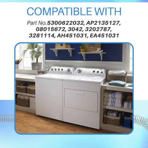 Dryer Heating Element Restring Coil Compatible with Frigidaire GE Electrolux, 5300622032 AP2135127 PS451031