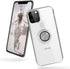 Designed for iPhone 11 Pro Max Case 6.5 inch 2019, Anti Scratch Soft TPU Full Body Clear Case Case with 360 Degree Rotation Finger Ring Holder Kic...