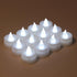 LumaBase Battery Operated Tea Light Candles, Green - Set of 12...