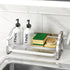 Sink Caddy, Sponge Holder for Kitchen Sink, Kitchen Bathroom Sink Organizer, 304 Stainless Steel Kitchen Countertop Organizer Soap Tray with Remov...