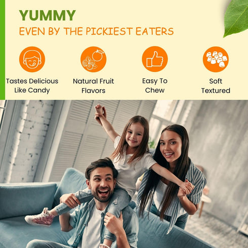 Halal & Gluten Free Fiber Gummies for Kids & Adults | 3g, 30-60 Servings | 60 Gummies | Improves Digestive Health, Immunity & Gut Health | Vegan P...