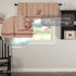 VHC Brands Sawyer Mill Chicken Pleated Curtain Valance, Red, 20x72...
